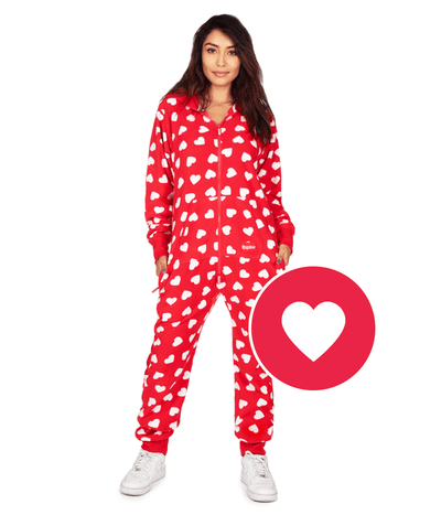 Women's Beating Hearts Jumpsuit