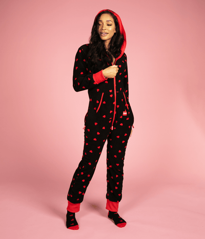 Women's Hearts on Fire Jumpsuit Image 7