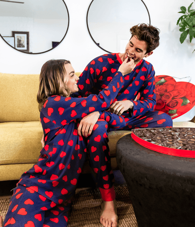 Women's Hearts on Fire Pajama Set