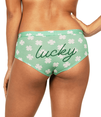 Women's Lucky Clover Underwear Image 2::Women's Lucky Clover Underwear