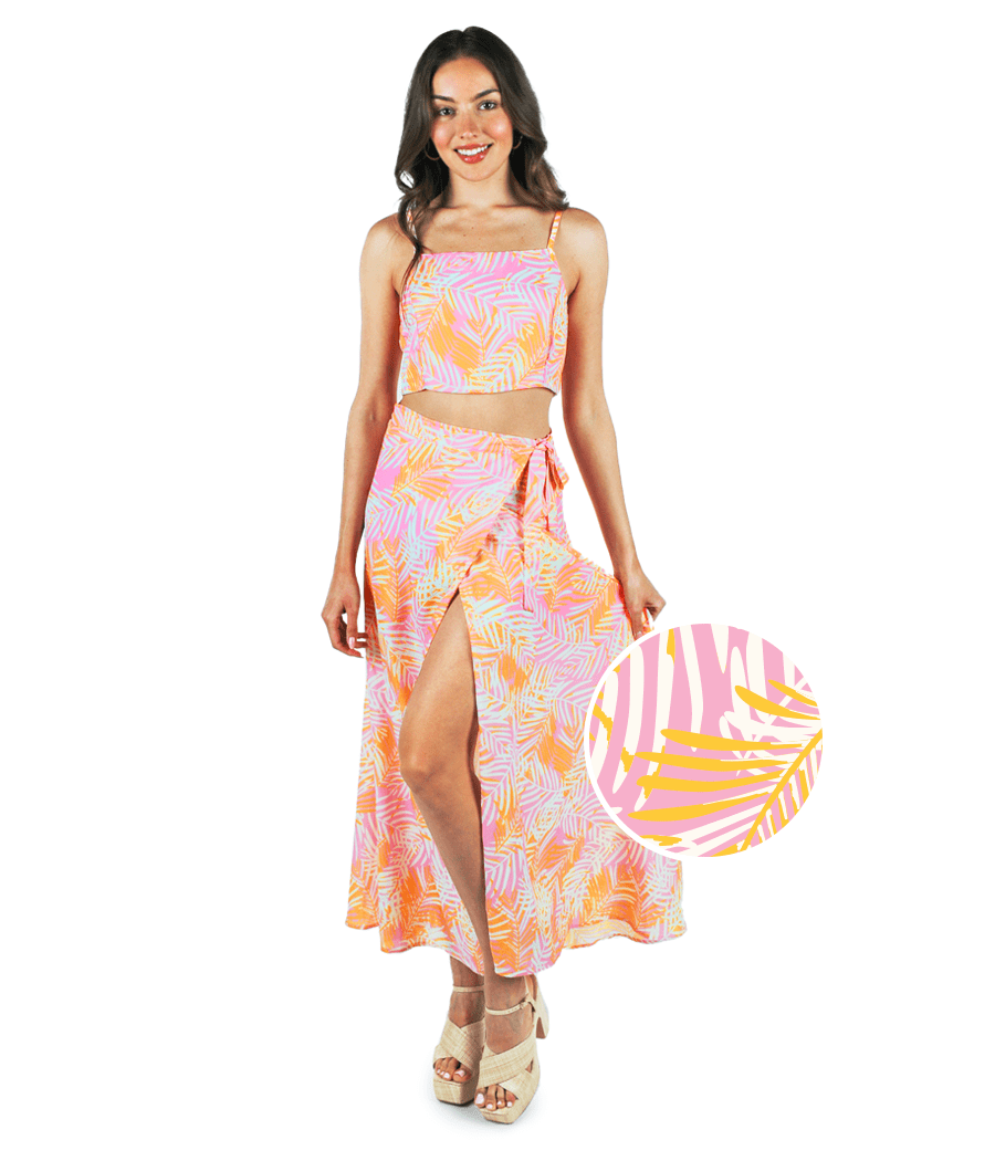 Lush Lemonade 2-Piece Maxi Dress