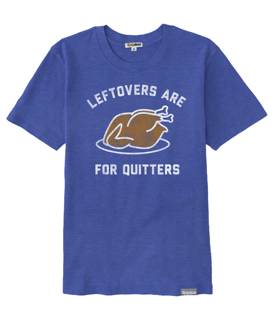 Women's Leftovers Are For Quitters Oversized Boyfriend Tee Primary Image