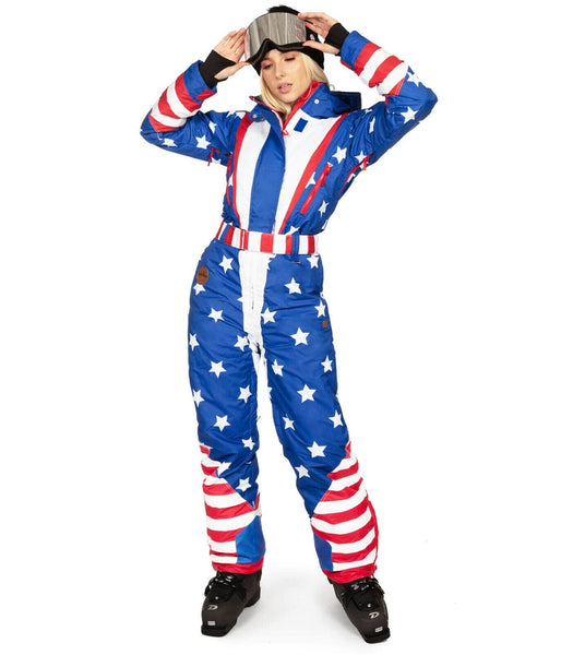 日本限定 Tipsy Ski Elves Stripes American Large Flag Ski Retro Suit for  Americana Suit Kids Stars Boys and Suit: Ski Girls and Red White and Blue Size  L