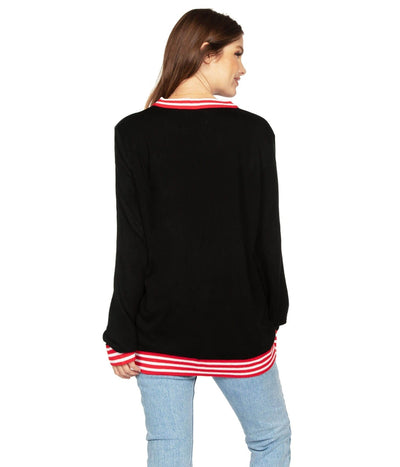 Women's Ask Your Mom Oversized Christmas Sweater Image 3