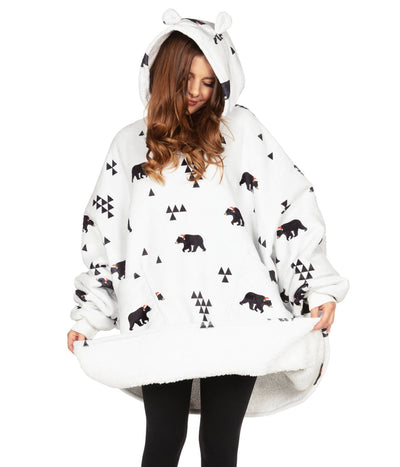 Beary Christmas Blanket Hoodie Image 3