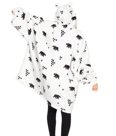 Beary Christmas Blanket Hoodie Image 4