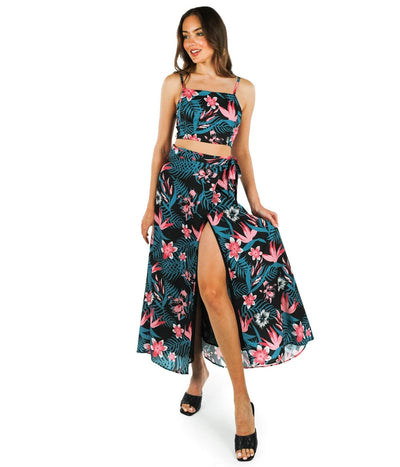Breezy Botanics 2-Piece Maxi Dress