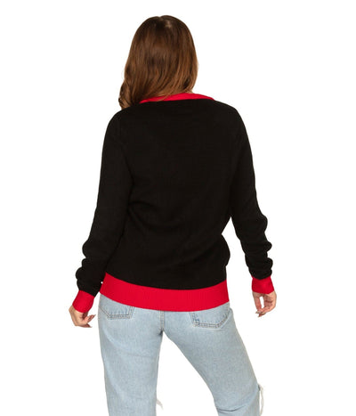 Women's Cactus Tree Light Up Ugly Christmas Sweater Image 3