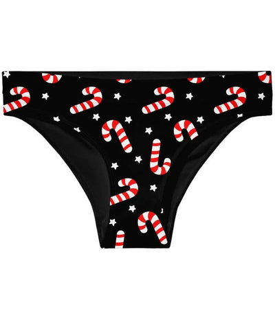Women's Candy Cane Lane Thong Underwear Image 4