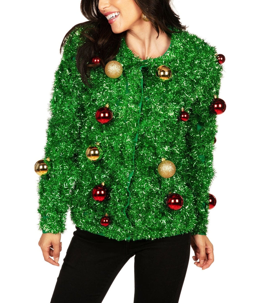 Bristle Babe Ugly Christmas Cardigan: Women's Christmas Outfits | Tipsy ...