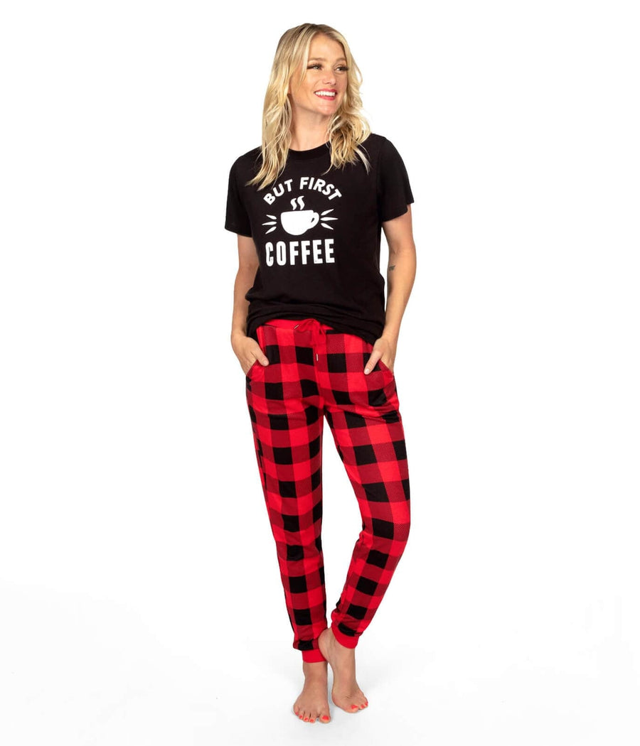 Women's First Coffee Pajama Set