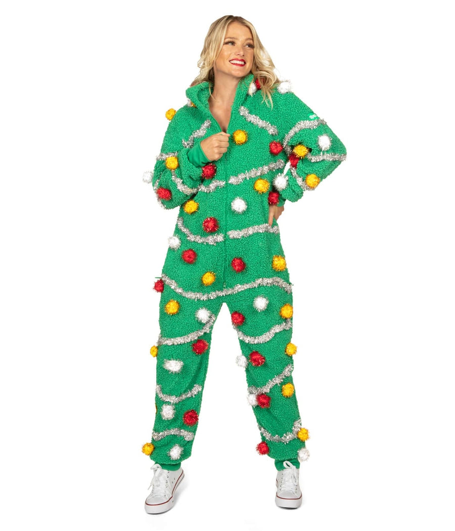 Women's Oh Christmas Tree Jumpsuit Image 3
