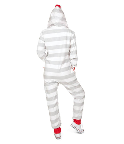 Women's Stripes and Poms Jumpsuit Image 2