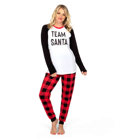 Women's Team Santa Pajama Set