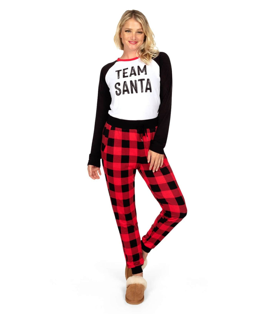 Women's Team Santa Pajama Set