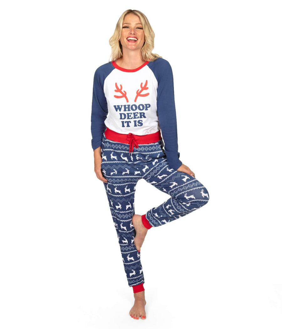 Women's Whoop Deer It Is Pajama Set