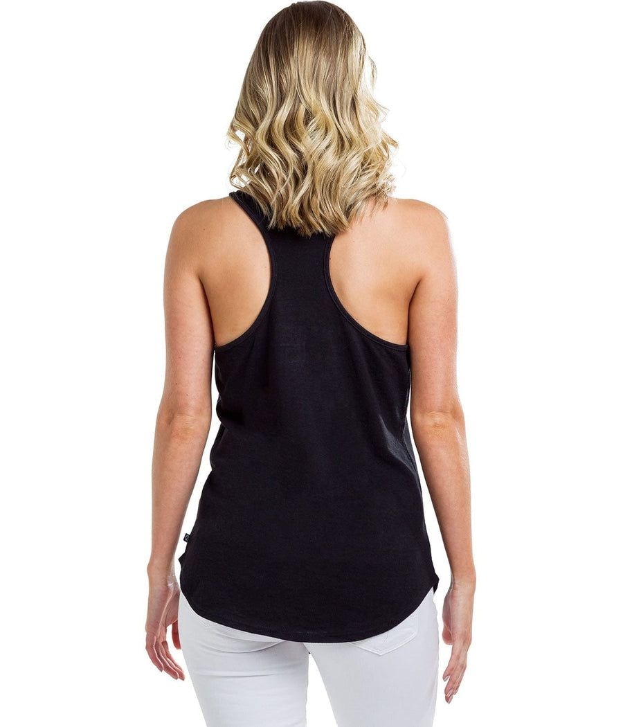 Women's Black I Do Crew Tank Top Image 3