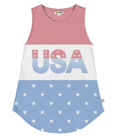 Women's Faded Flag Tank Top