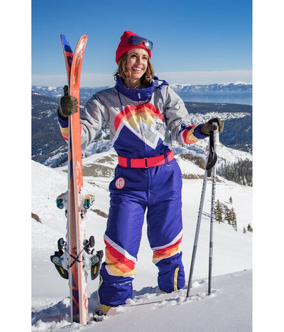 Tipsy Elves Women's Icy U Ski Suit | Epic Winter Snow Suit | High Strength & Durable Material | White