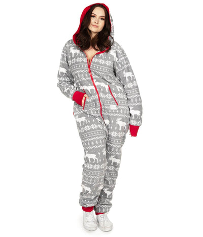Women's Grey Moose Plus Size Jumpsuit Image 3