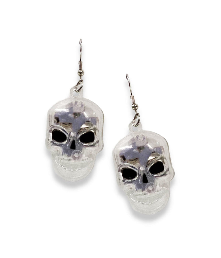 Light Up Skull Earrings