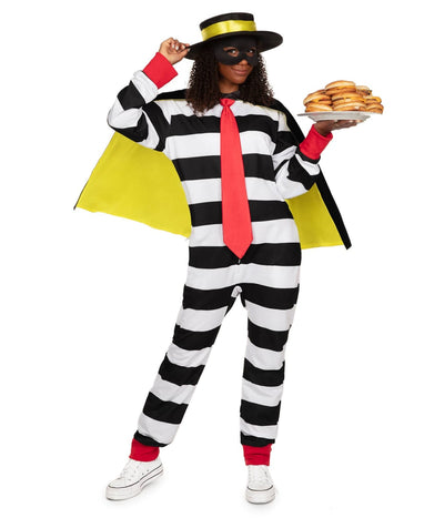 Women's Hamburger Thief Costume