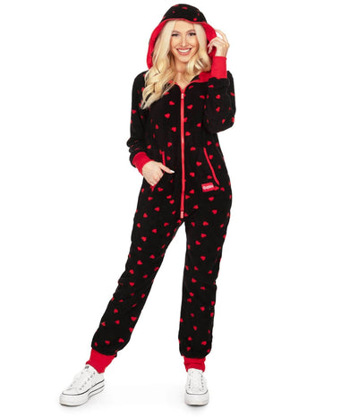 Women's Hearts on Fire Jumpsuit Image 3