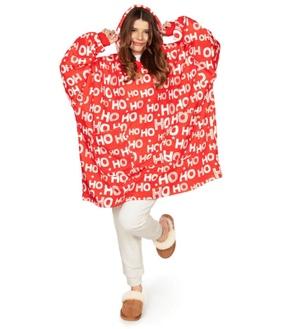 Ho Ho Ho Blanket Hoodie Image 4