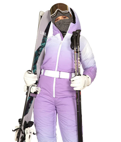 Women's Lady Lilac Ski Suit Image 2::Women's Lady Lilac Ski Suit