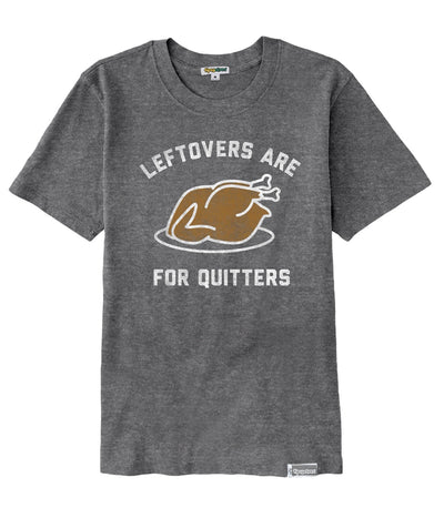 Women's Leftovers are for Quitters Tee (Gray) Primary Image