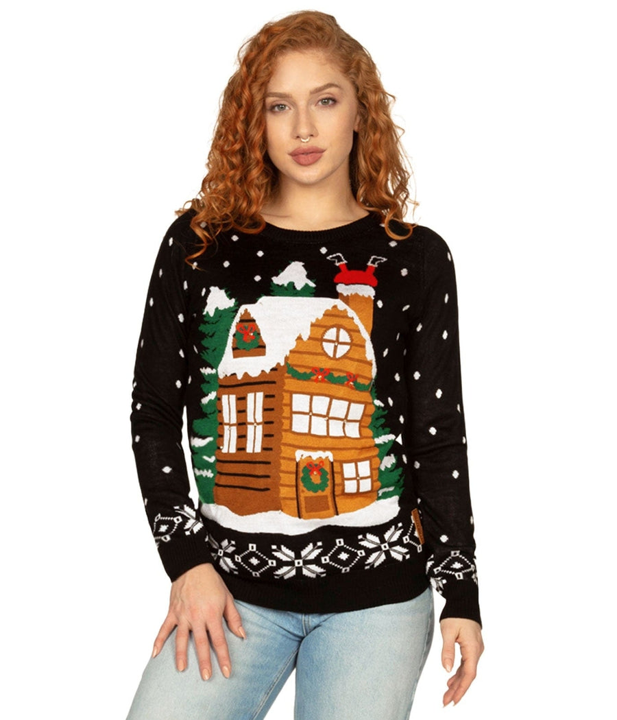 Women's Light Show Light Up Ugly Christmas Sweater Image 2
