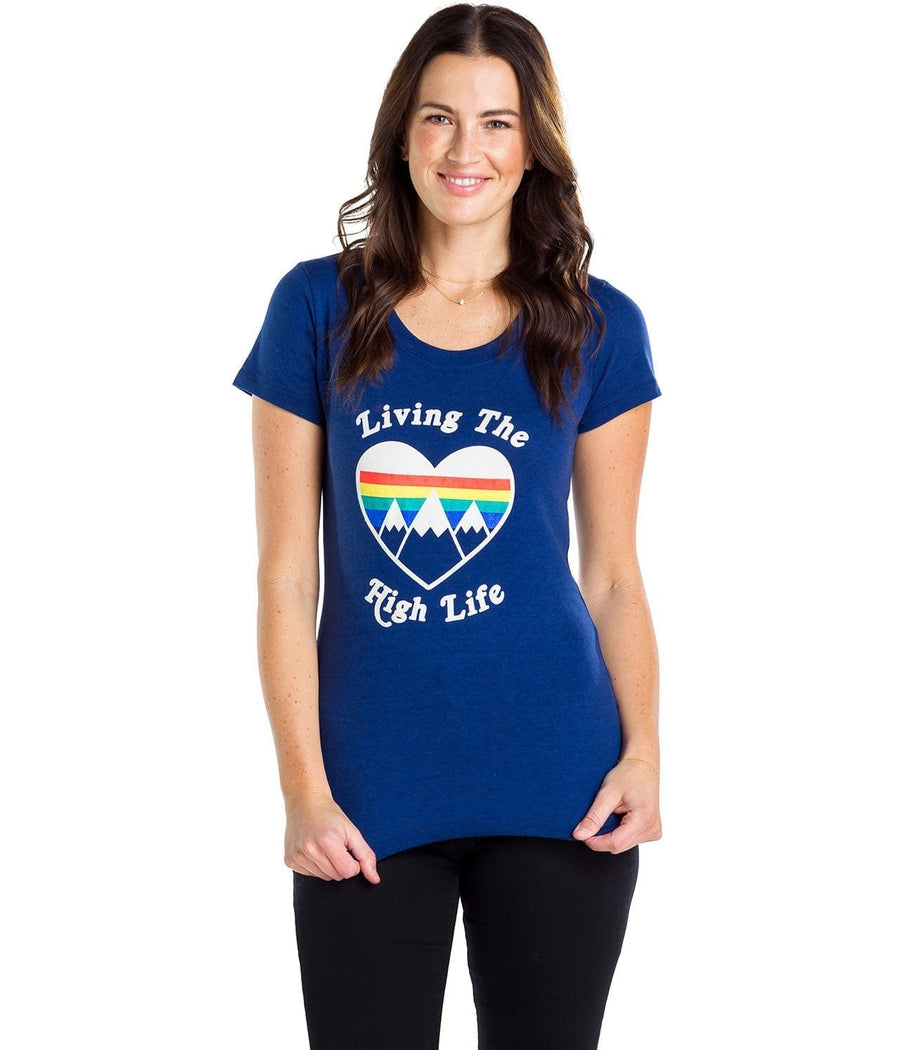 Women's Living the High Life Tee Image 2