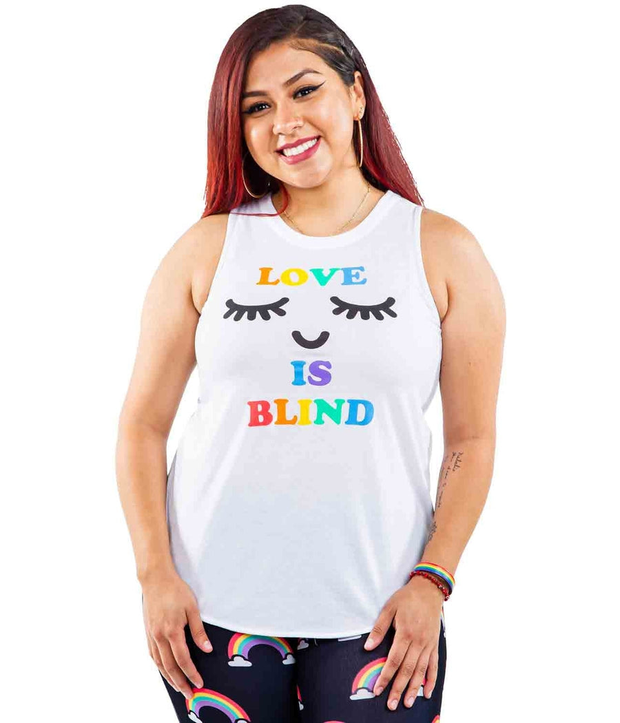 Love is Blind Racerback Tank Top