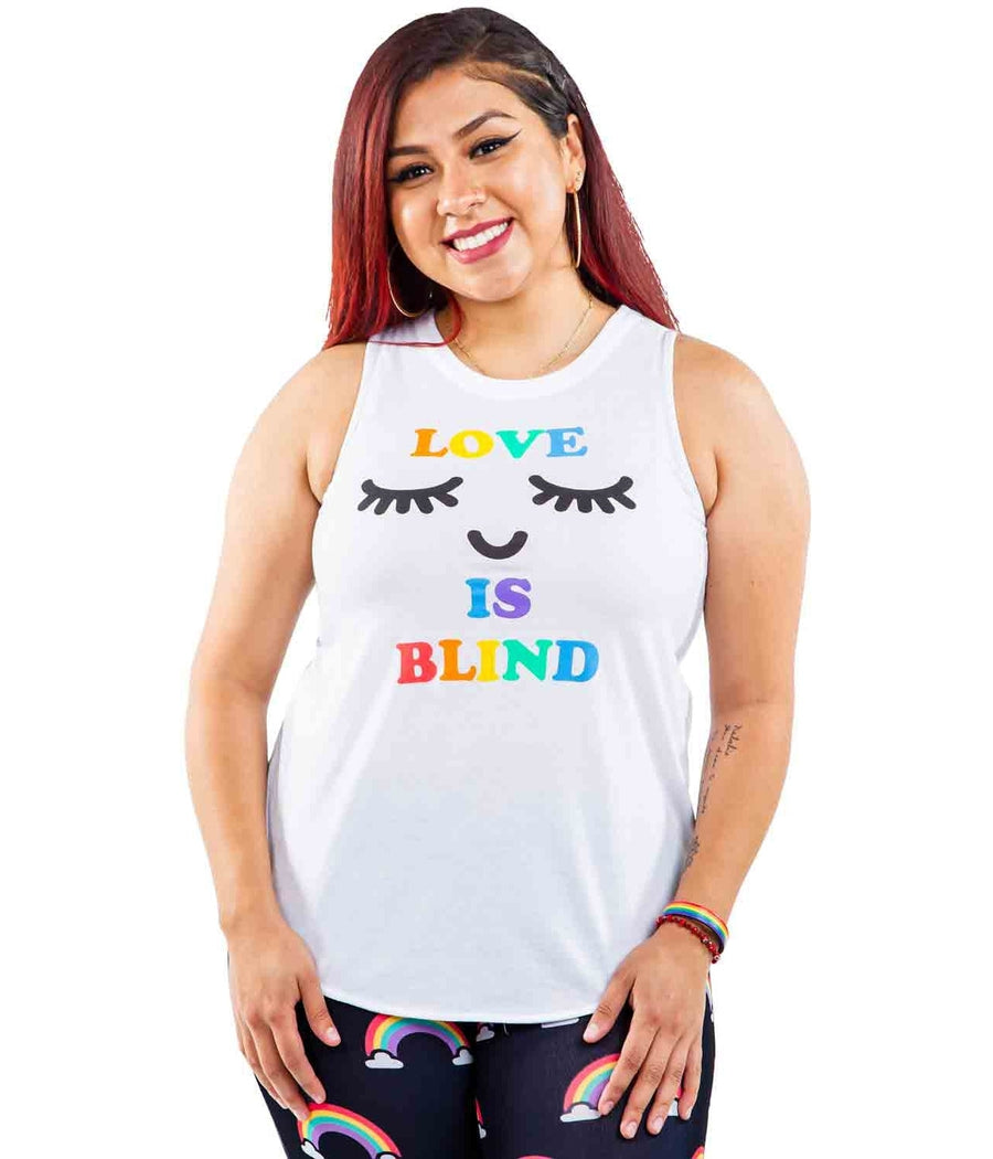 Love is Blind Racerback Tank Top Image 2