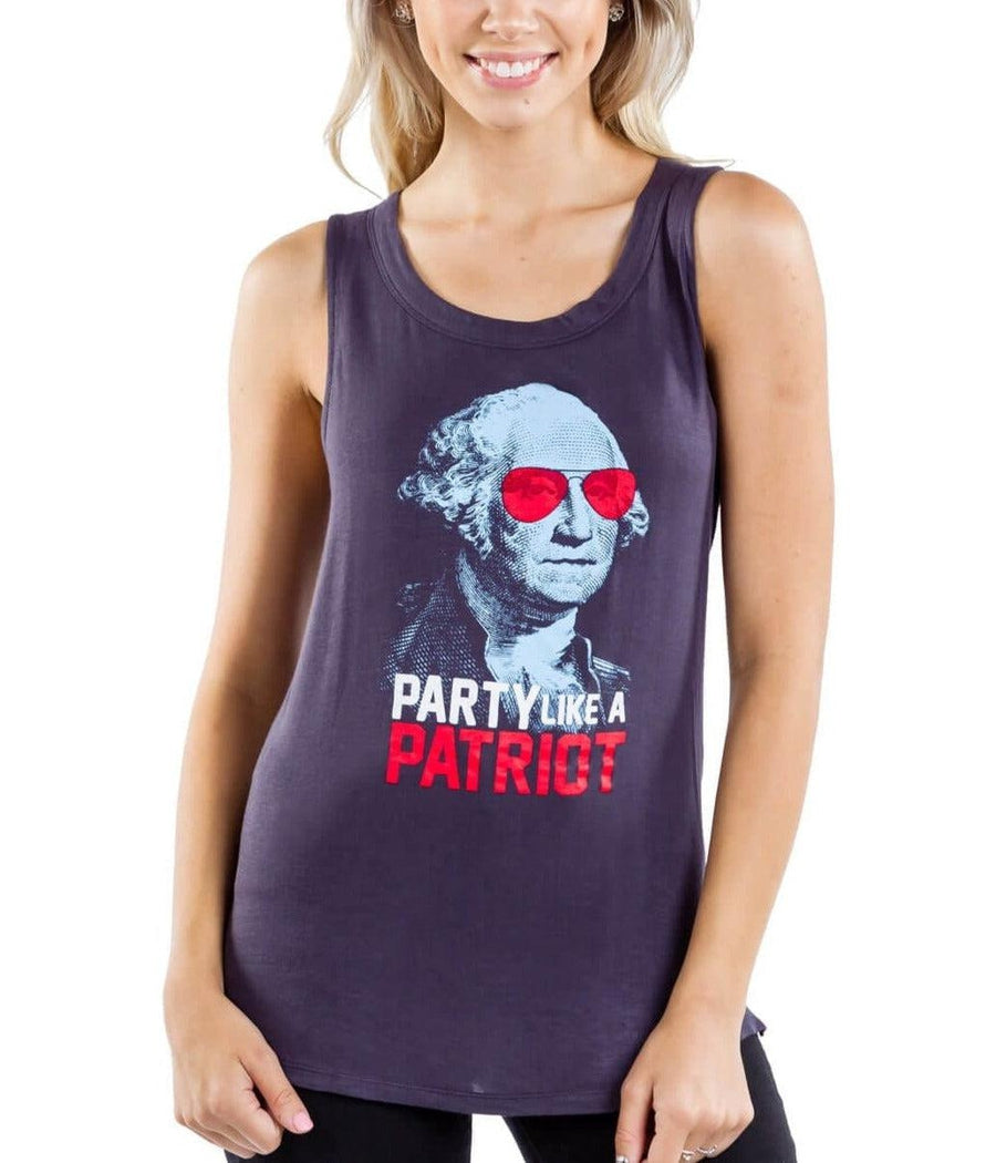 Women's Party Like a Patriot Tank Top