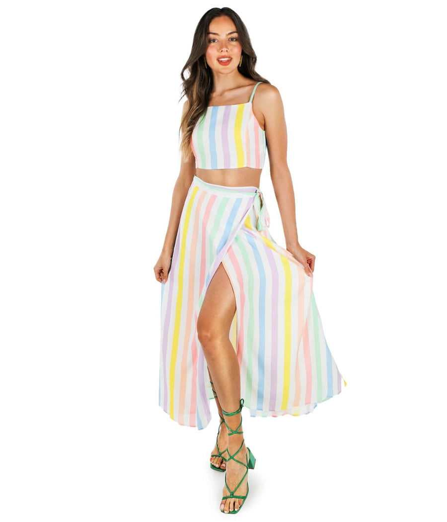 Pastel Pigment 2-Piece Maxi Dress Image 2