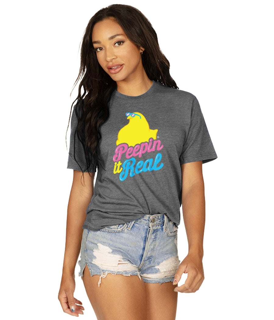 Women's PEEPS® Peepin it Real Oversized Boyfriend Tee