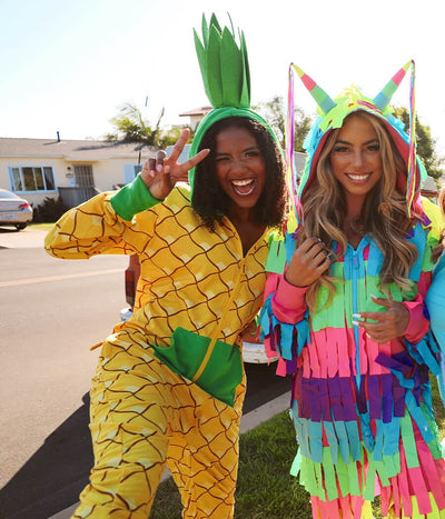 Women's Pineapple Costume Image 3::Women's Pineapple Costume