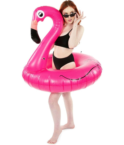 Pink Flamingo Pool Float Image 2