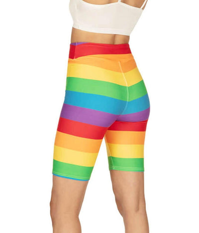 Rainbow Bike Shorts Image 5