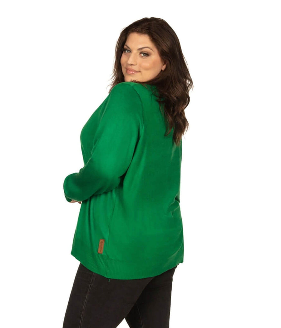 Women's Lookin' Like a Snack Plus Size Ugly Christmas Sweater