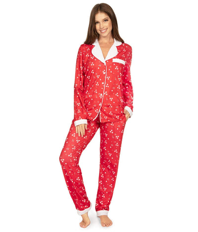 Women's Rockin' Red Pajama Set Image 2