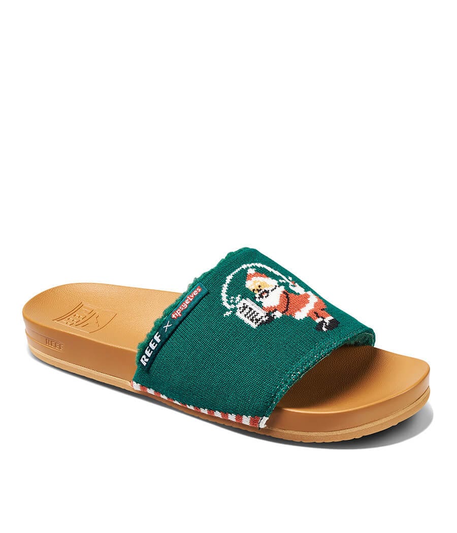 Women's Santa Broke the Internet Reef Slides