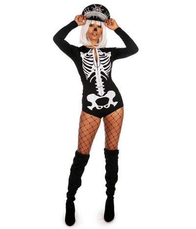 Sexy Skeleton Bodysuit Costume Primary Image