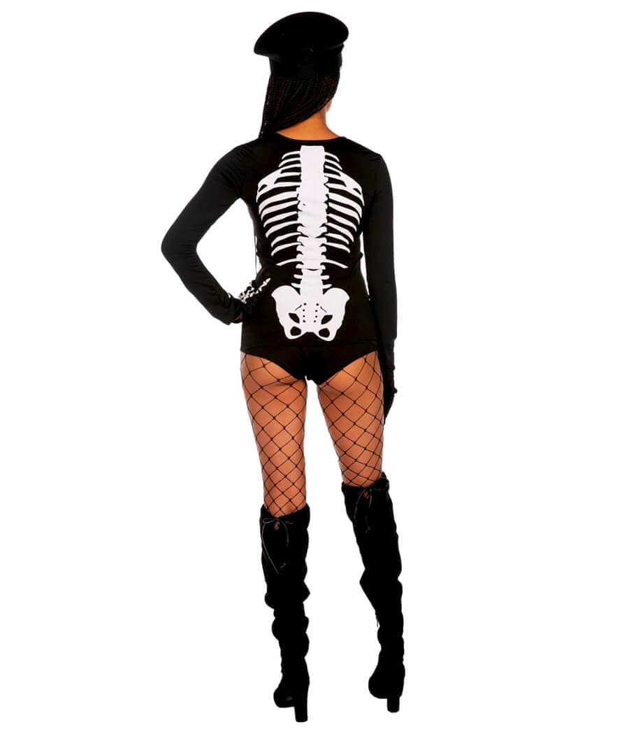 Sexy Skeleton Bodysuit Costume Image 3
