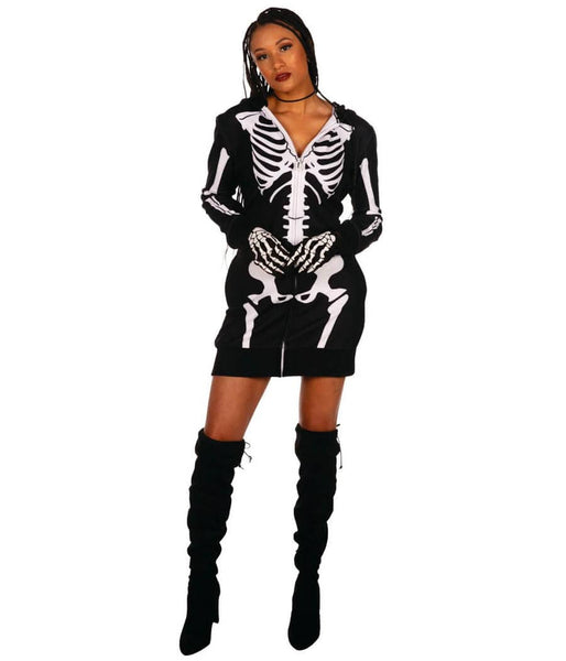 Ladies discount skeleton dress