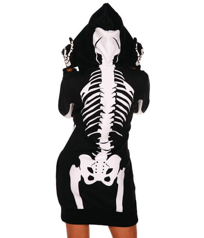 Skeleton Costume Dress Image 2