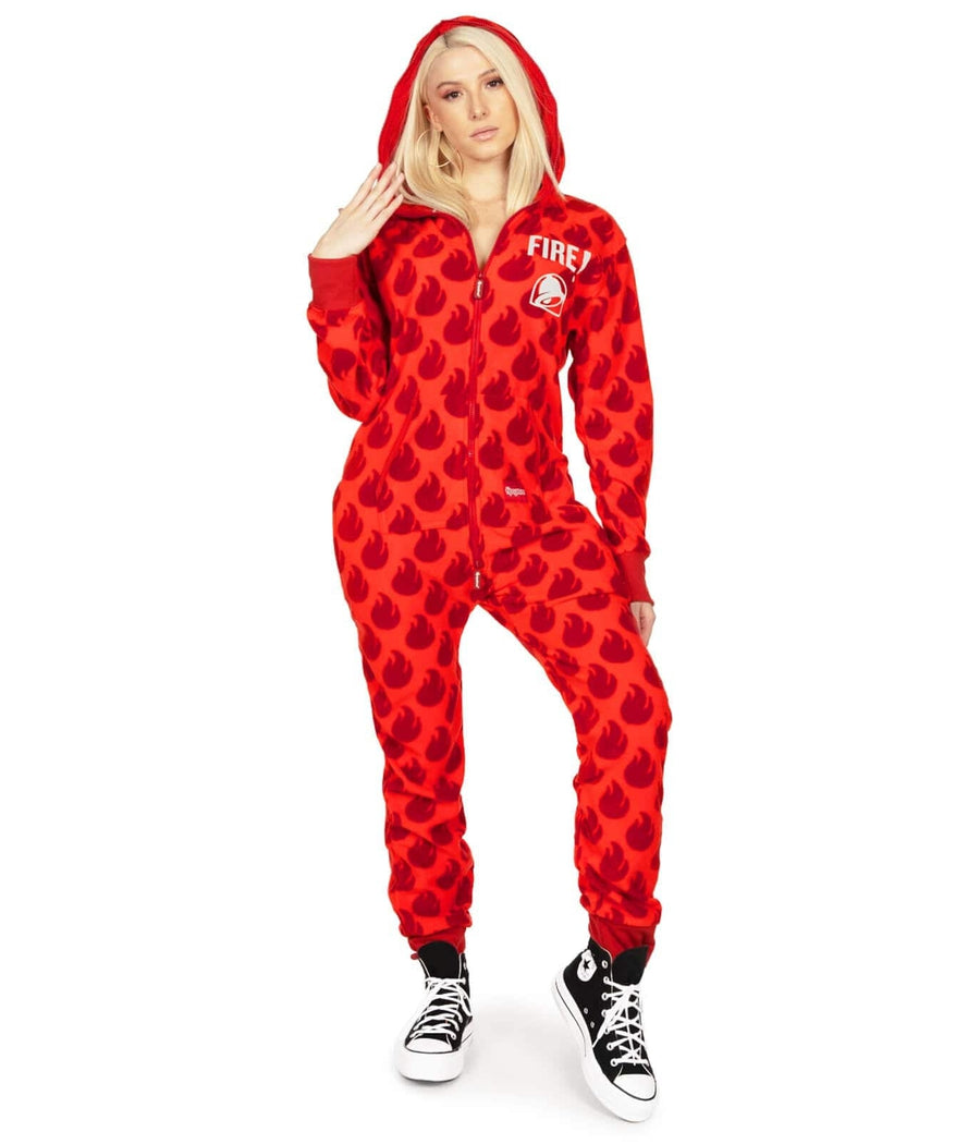 Women's Taco Bell Straight Fire Jumpsuit Image 3