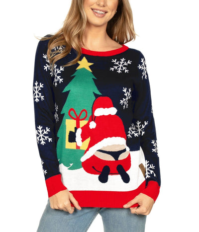 Women's Winter Whale Tail Ugly Christmas Sweater