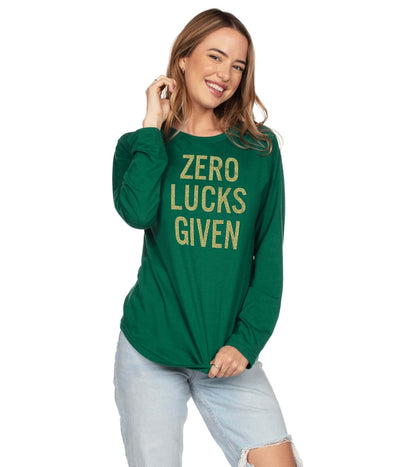 Women's Zero Lucks Long Sleeve Shirt